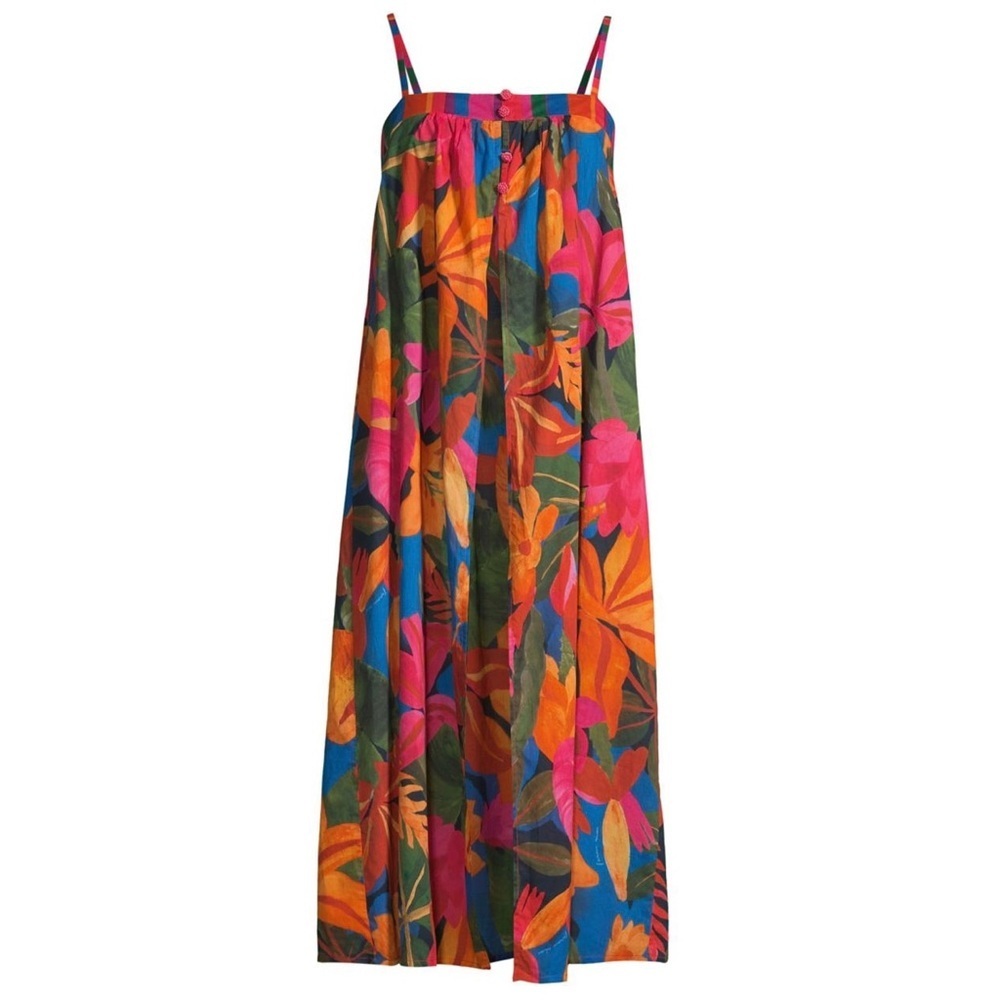 Farm Rio Women's Tropical Floral Cover-Up‎